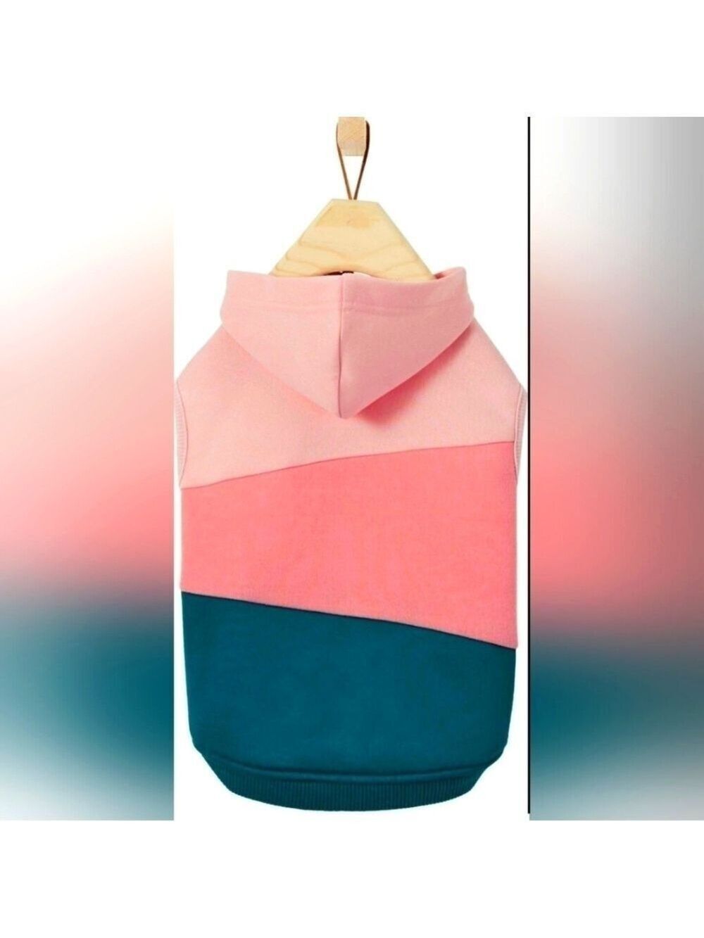 Frisco Colorblock Dog & Cat Sleeveless Hoodie Small - New With Tags